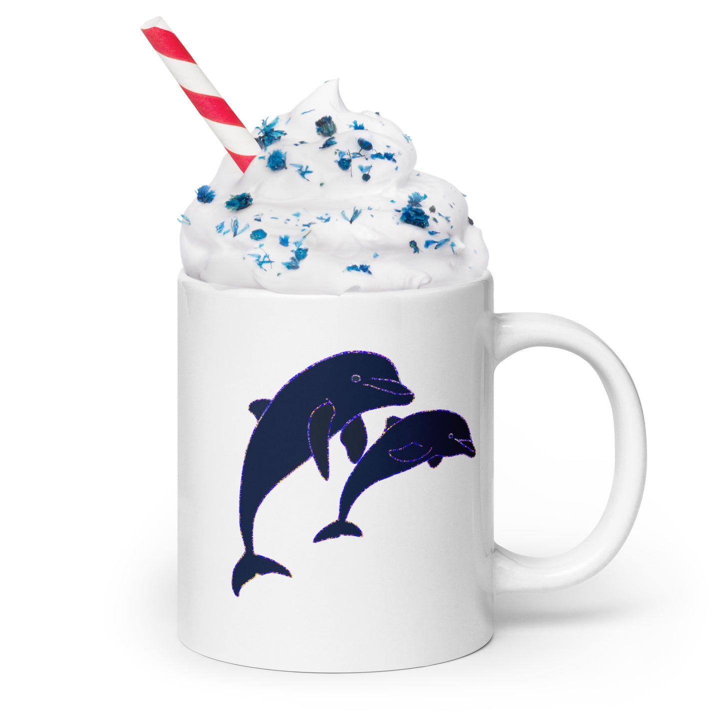 Dolphins Ceramic Mug. Perfect gift for earth day, housewarmings, birthdays,Valentines,Thanksgiving, Christmas, Father’s Day and Mother’s Day.