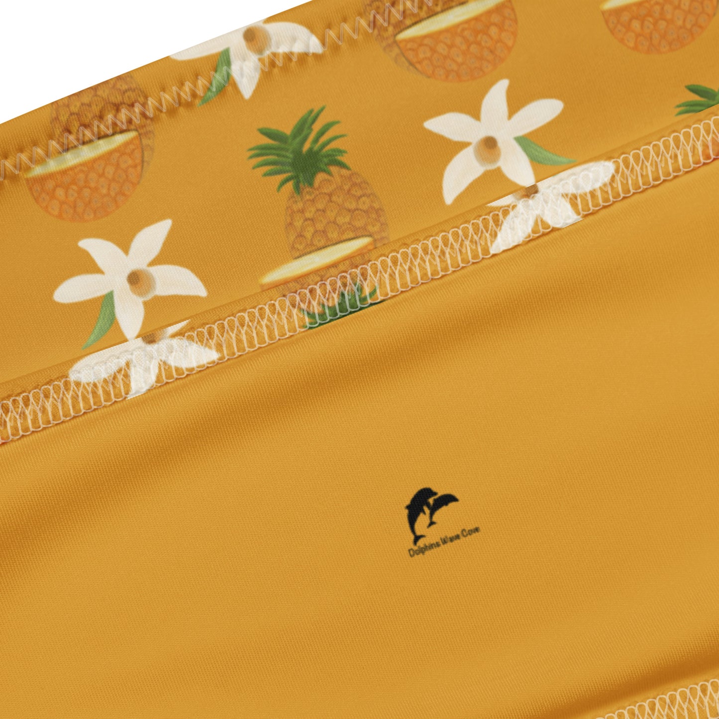 bandeau bikini with pineapple