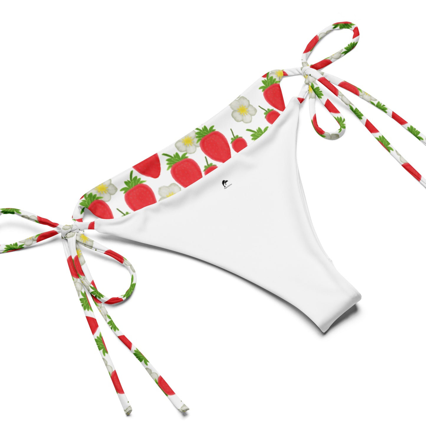 string bikini with strawberry