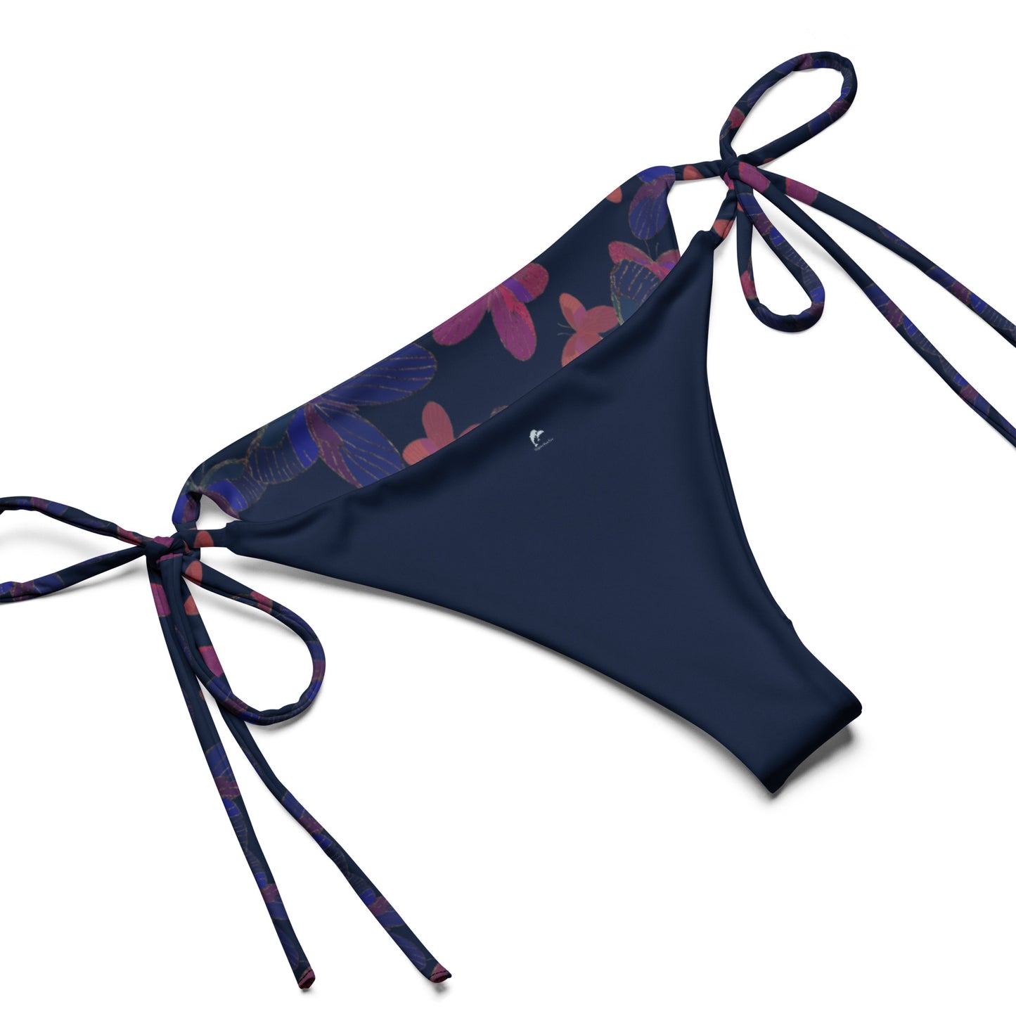 butterfly string bikini in navy