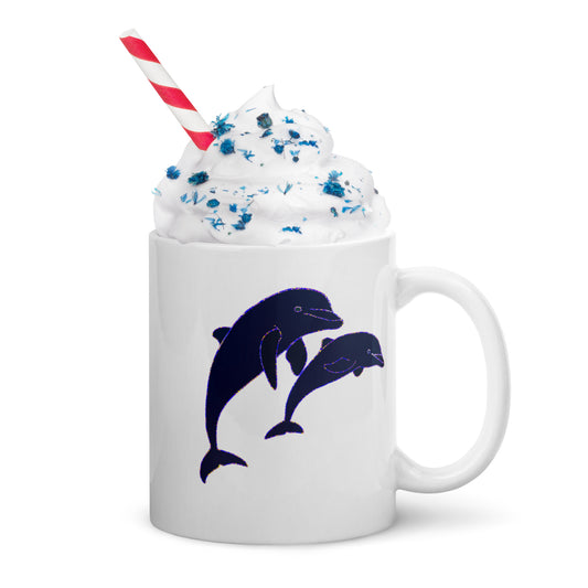 Dolphins Ceramic Mug. Perfect gift for earth day, housewarmings, birthdays,Valentines,Thanksgiving, Christmas, Father’s Day and Mother’s Day.