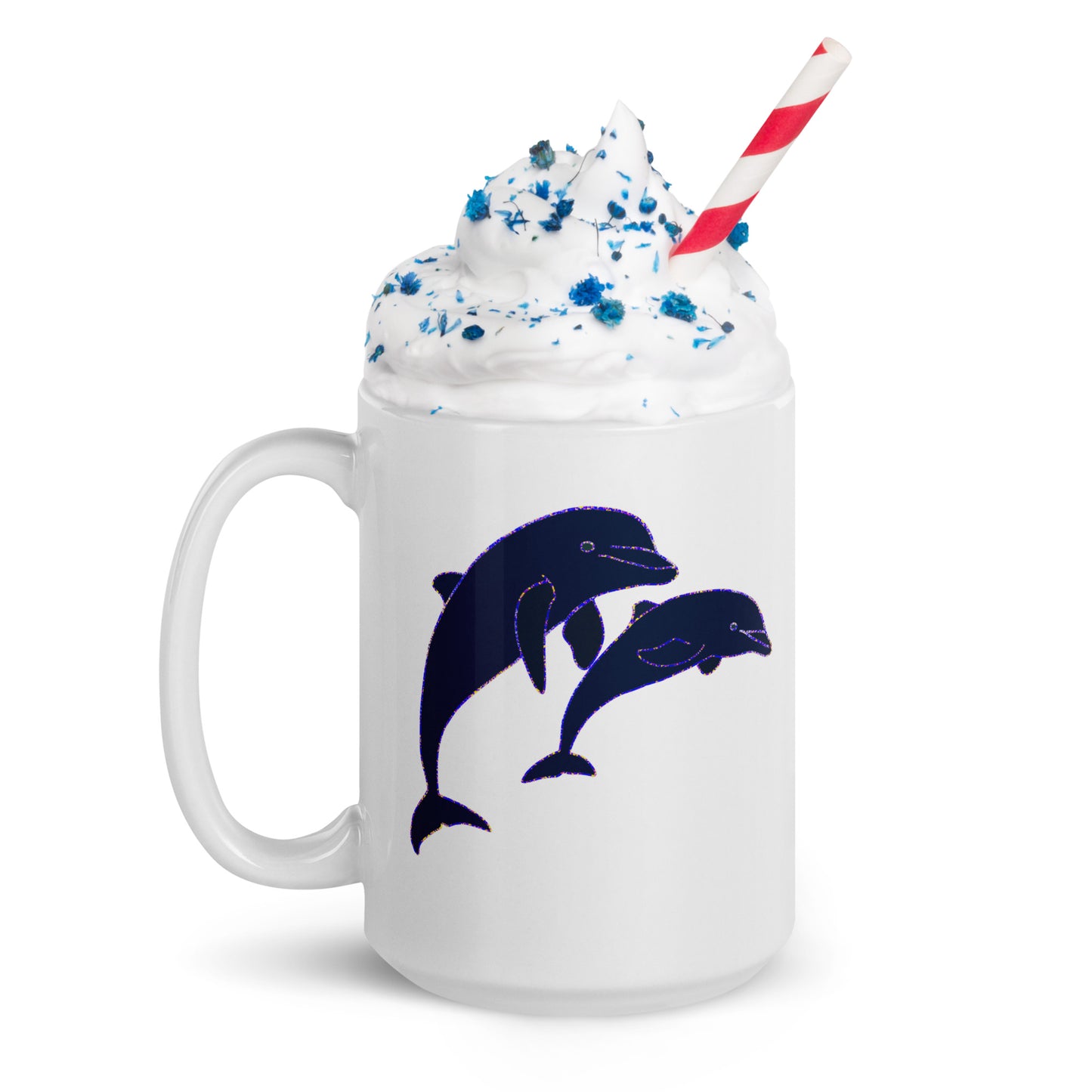 Dolphins Ceramic Mug. Perfect gift for earth day, housewarmings, birthdays,Valentines,Thanksgiving, Christmas, Father’s Day and Mother’s Day.