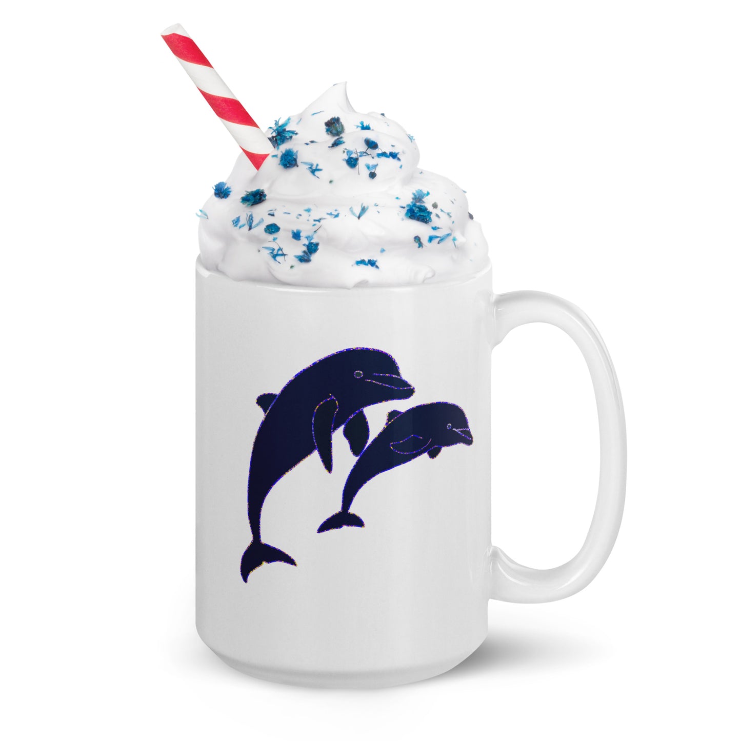 Dolphins Ceramic Mug. Perfect gift for earth day, housewarmings, birthdays,Valentines,Thanksgiving, Christmas, Father’s Day and Mother’s Day.