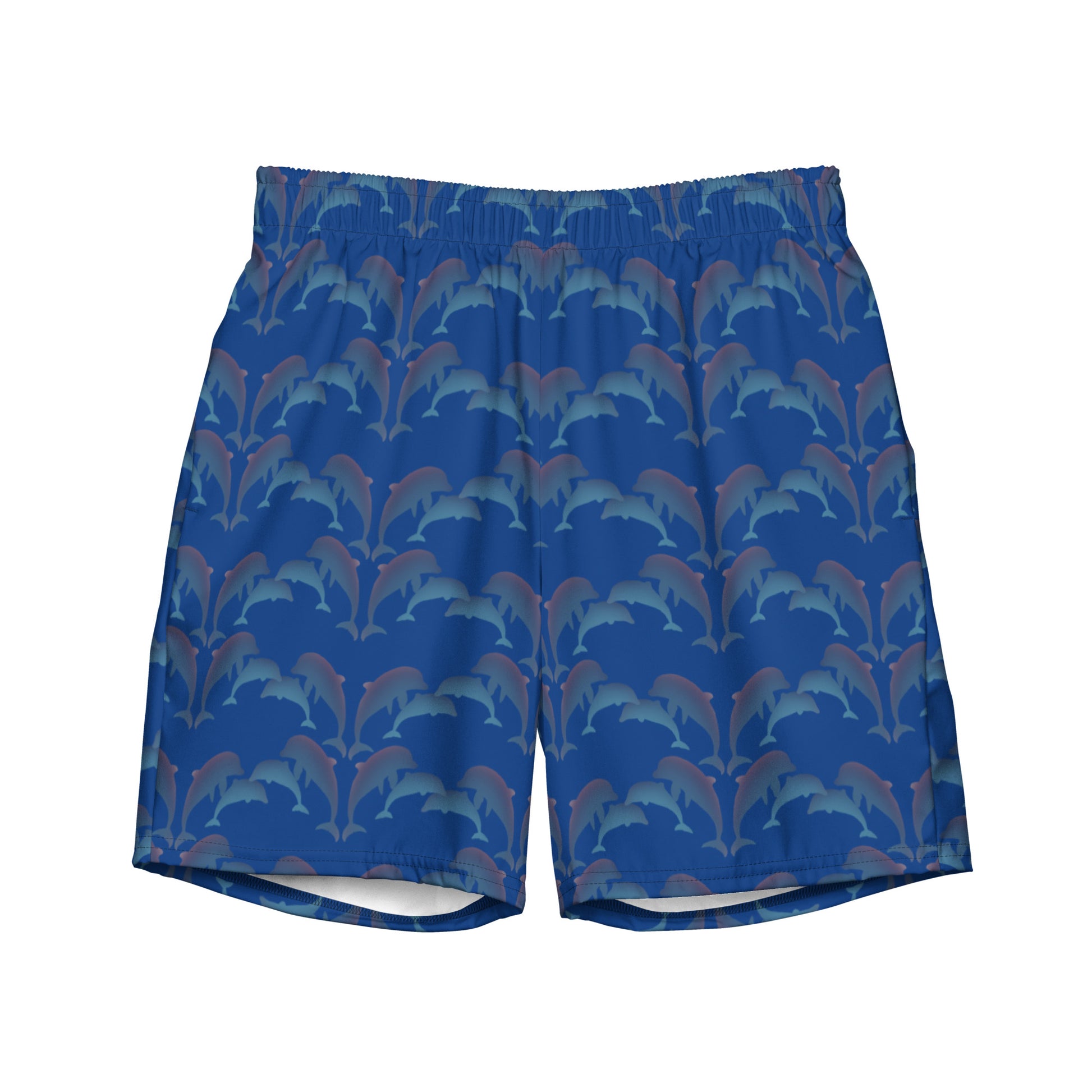 dolphins swim trunks in blue