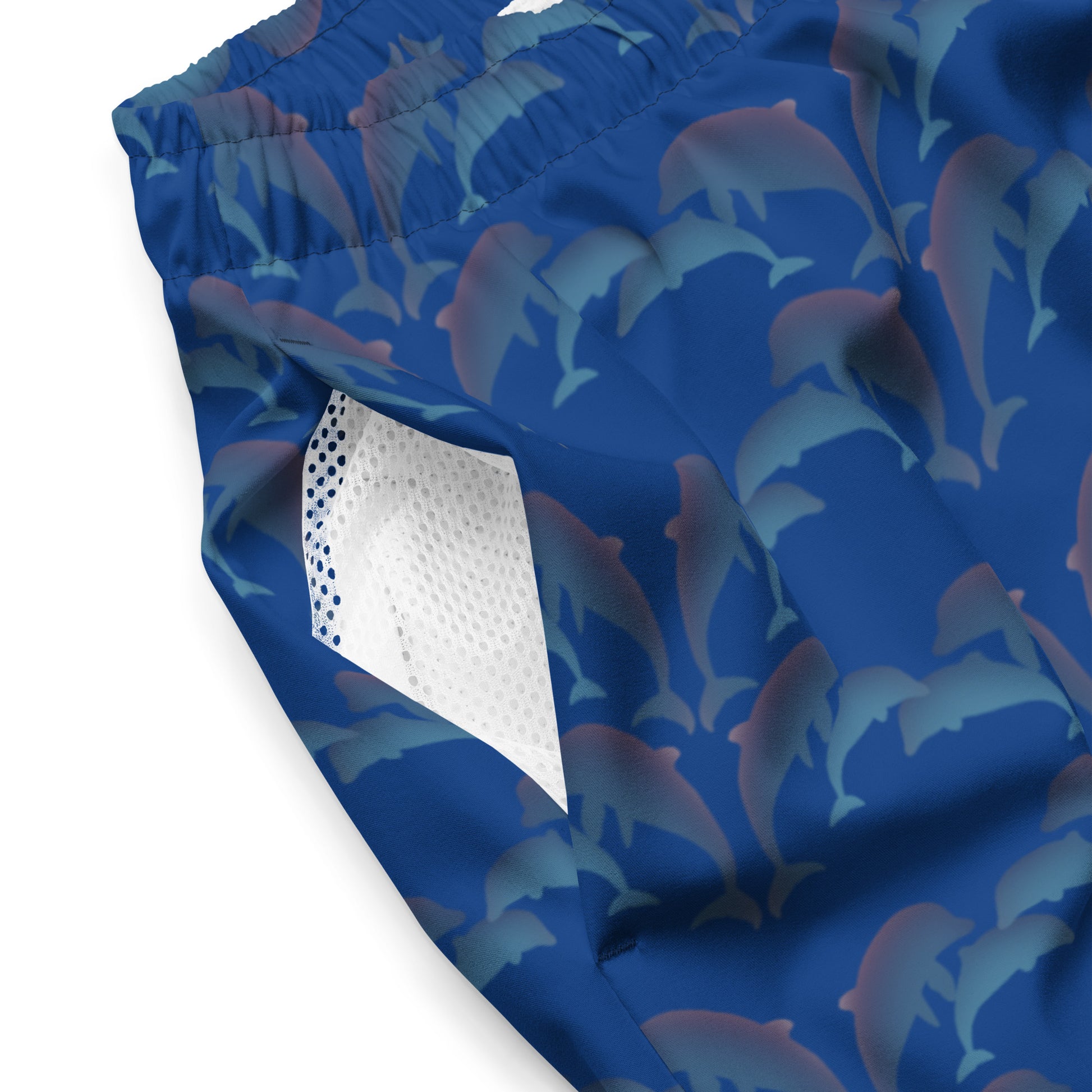 dolphins swim trunks in blue