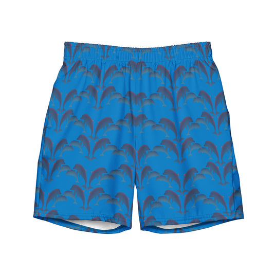 dolphins swim trunks in blue