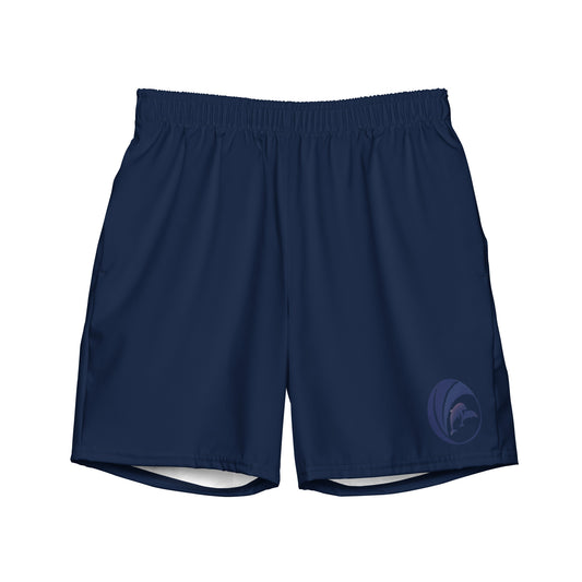 dolphins wave swim trunks in navy