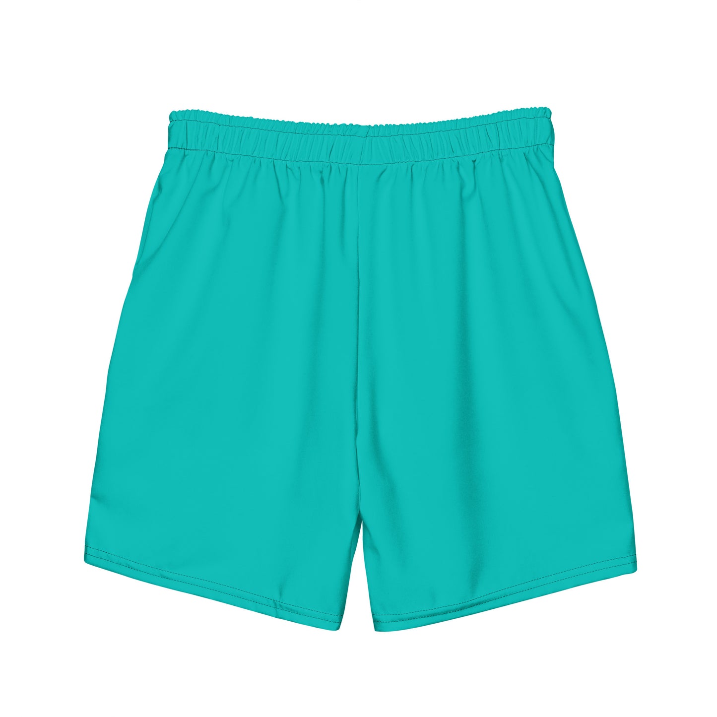 dolphins wave swim trunks in turquoise