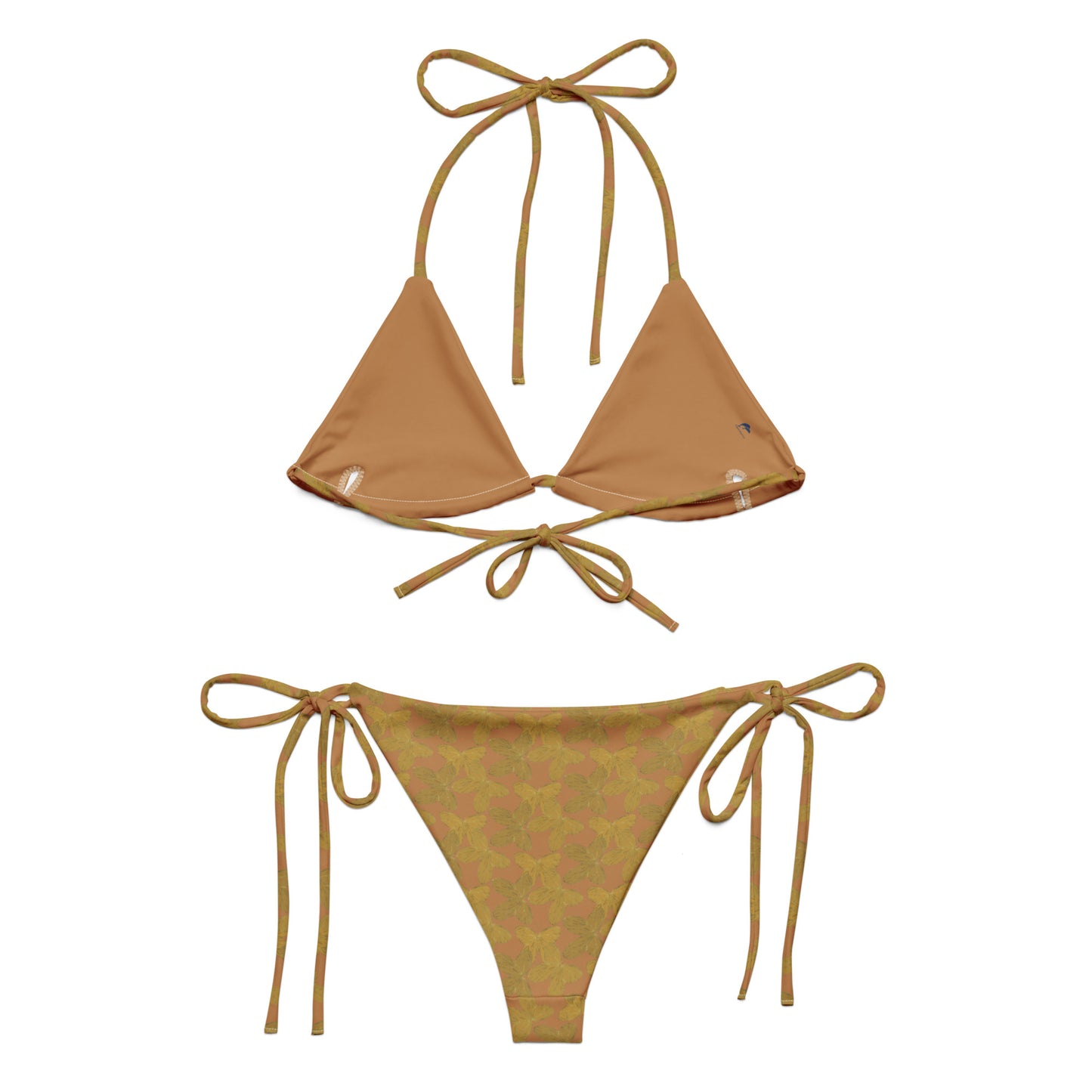 gold butterfly string bikini triangle