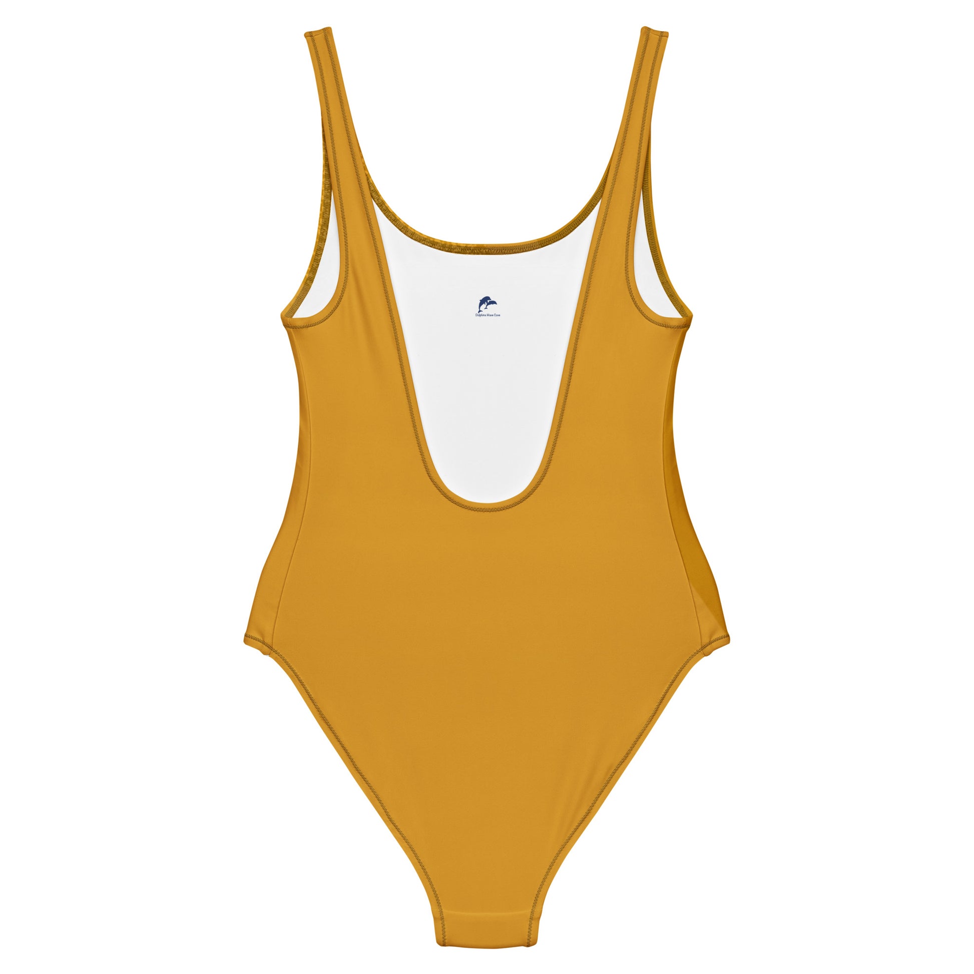 gold waves one piece swimsuit