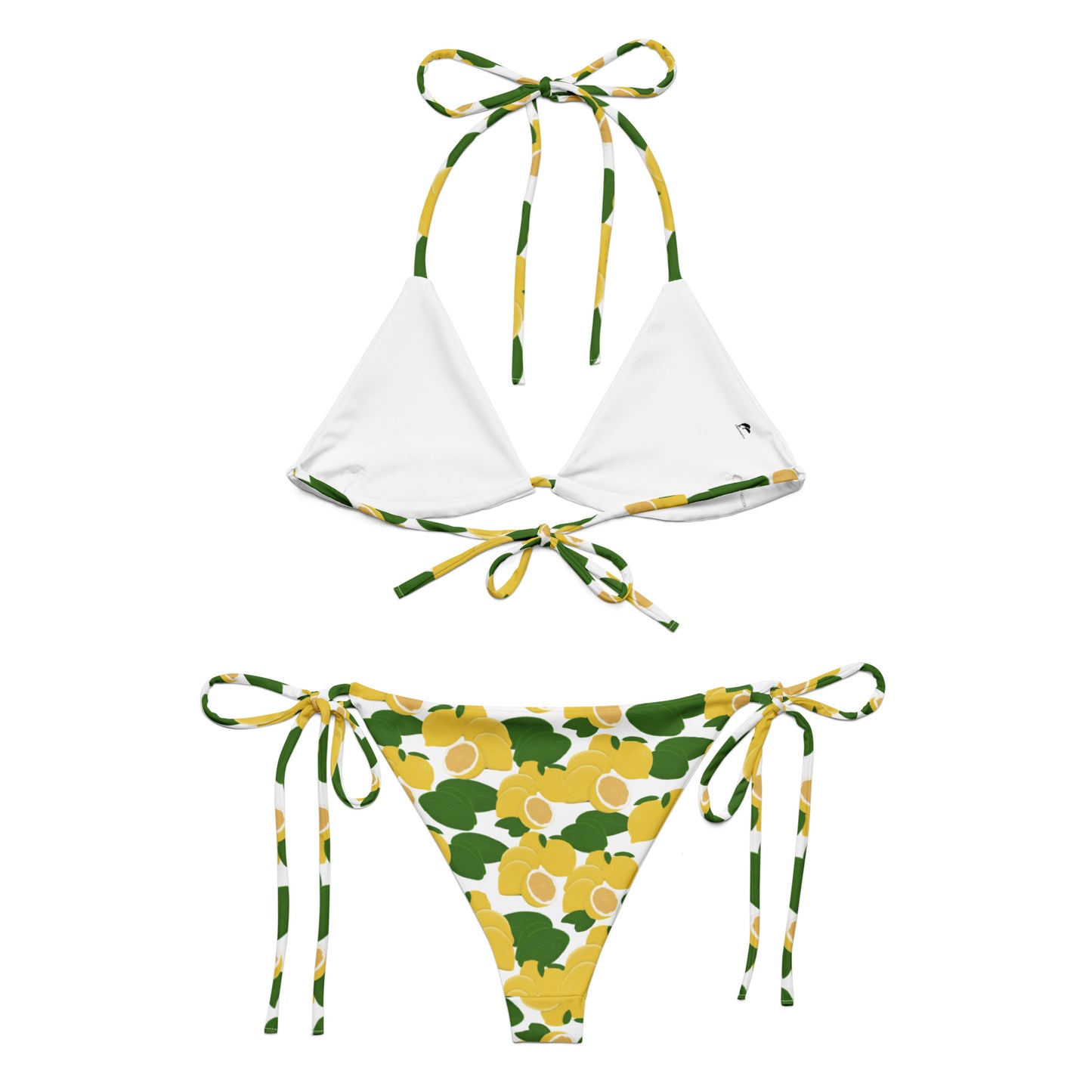 string bikini with lemons
