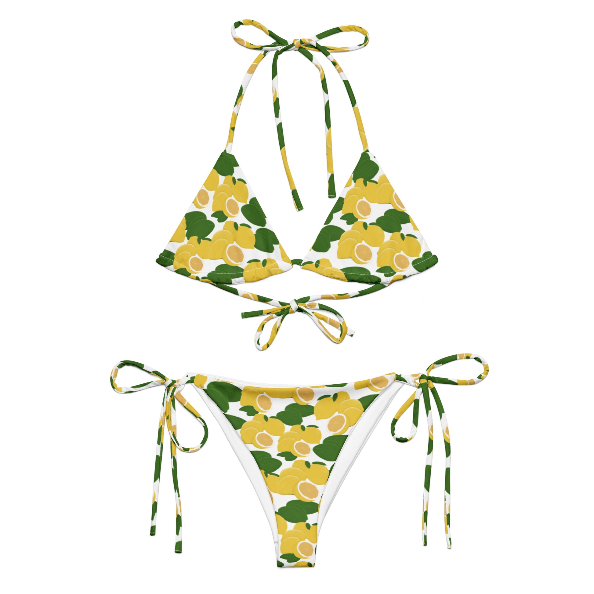 string bikini with lemons