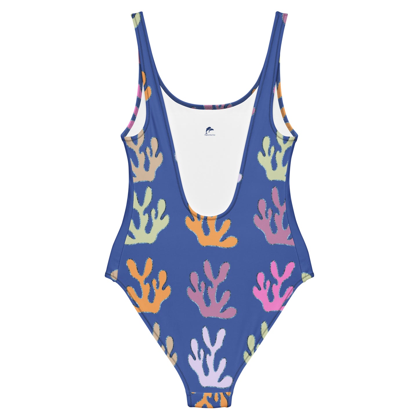 one piece swimsuit with multicolour coral