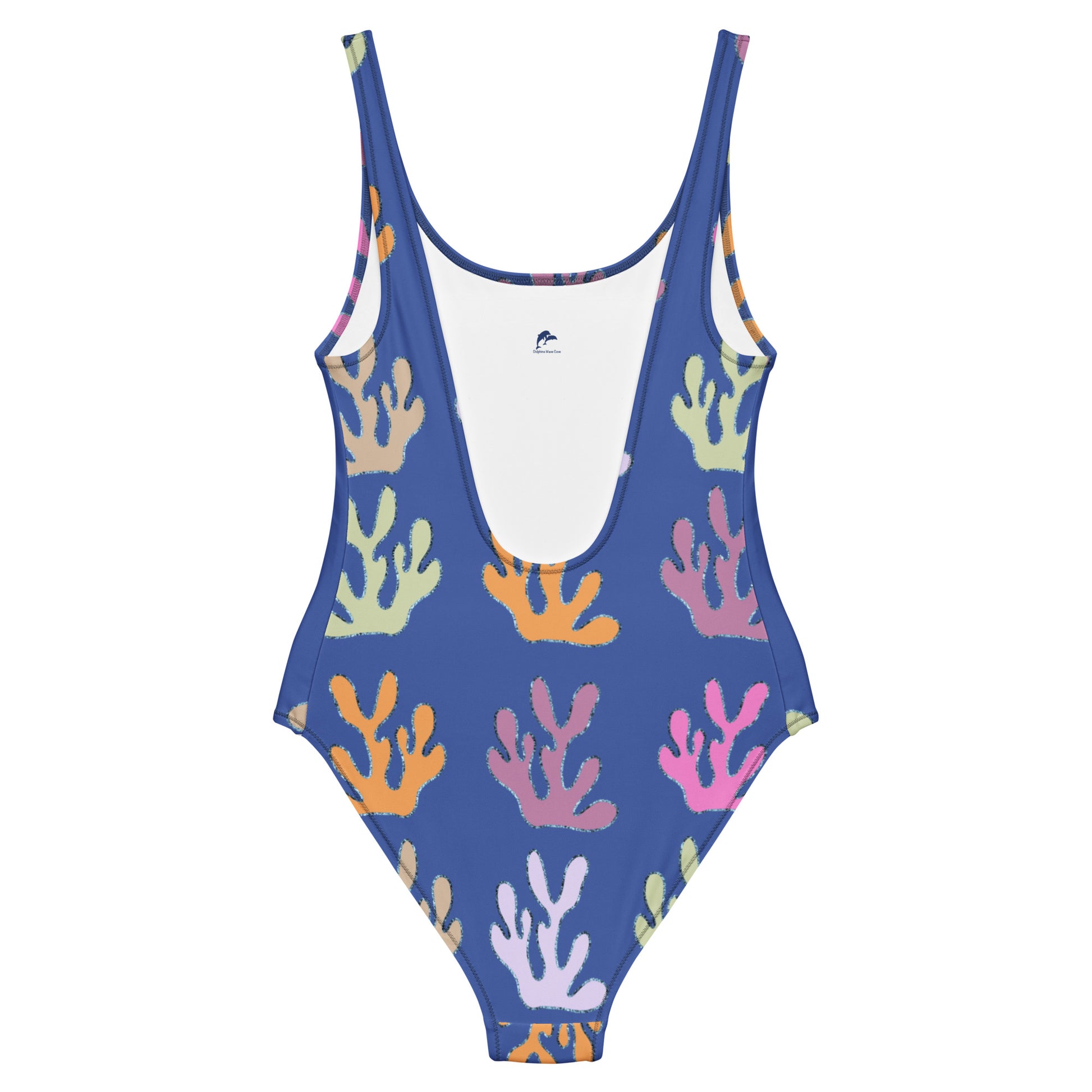 one piece swimsuit with multicolour coral