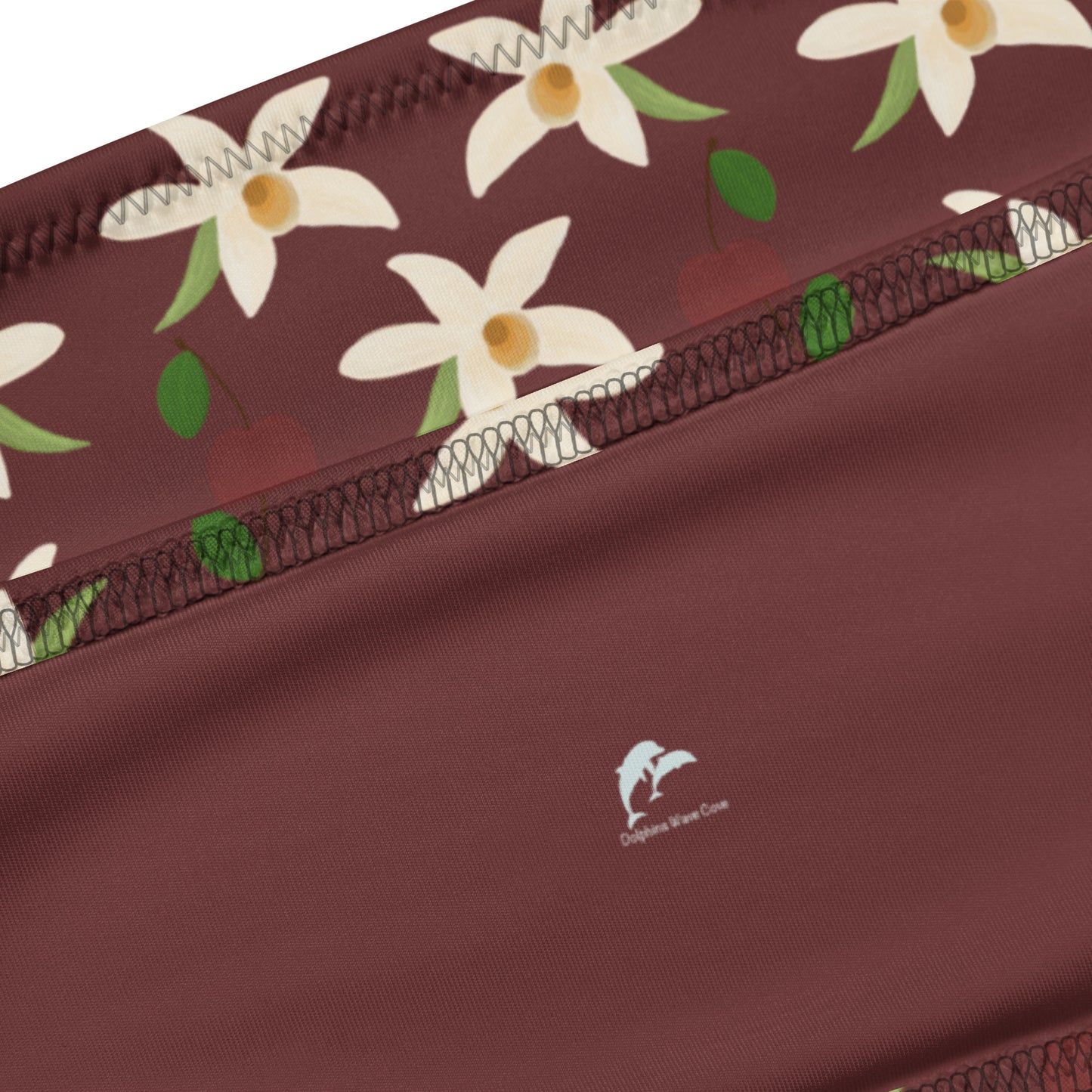 orchids cherry bandeau bikini