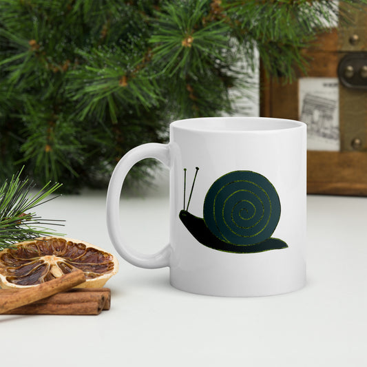 Snail coffee mug featuring a whimsical snail design. Perfect for earth day, housewarmings, birthdays,Valentines,Thanksgiving, Christmas, Father’s Day &amp; Mother’s Day.