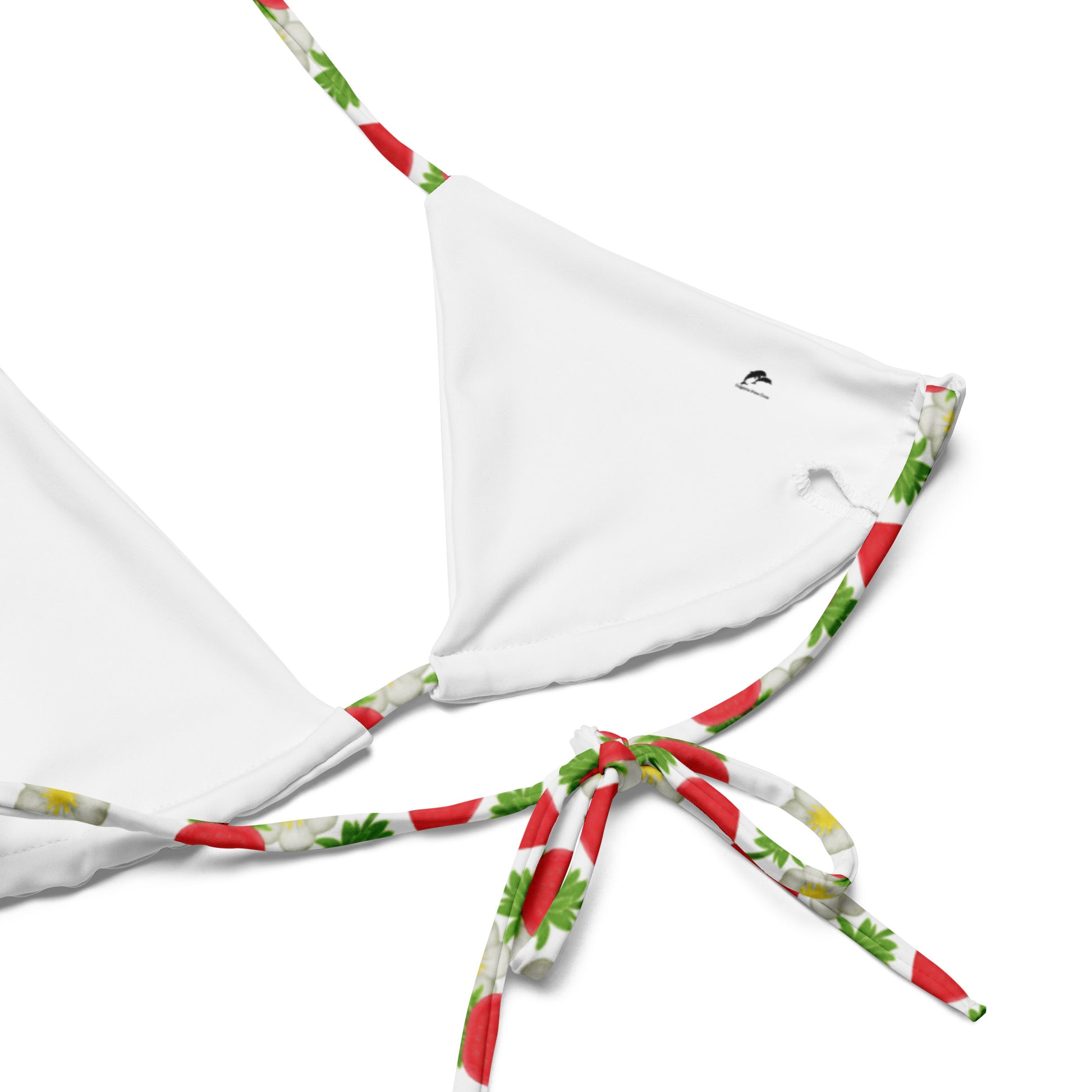 string bikini with strawberry